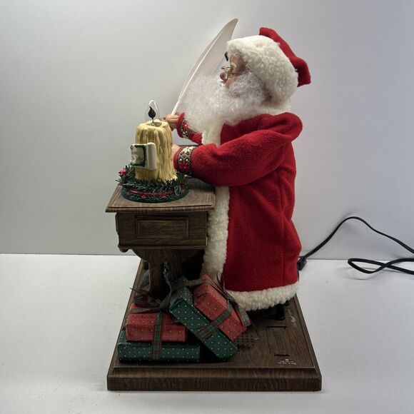 Lot Of 2 - 20” Holiday Creations Santa’s Workshop & Santa’s Naughty/Nice List 93 - Picture 8 of 11